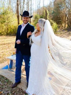 D & J Industries Bridal Shine Brighter Dress - White