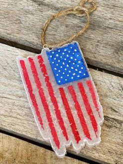 Southern Custom Designs American Flag Freshie