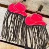 Southern Custom Designs New Arrivals Pink Cowgirl Hat And Fringe Freshie Vent Clips