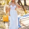 D & J Industries Dreaming Of Love — Western Wedding Dress In White Bridal