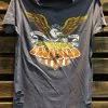 Country Deep Free Bird Shield Distressed Tee Clothing