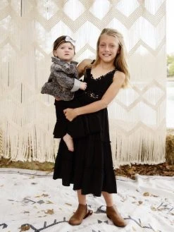 Dongguan Haohoo Clothing CO., Ltd Girls Southbound Dress - Black