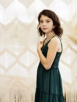 Dongguan Haohoo Clothing CO., Ltd Girls Southbound Dress - Evergreen Sale!