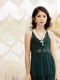 Dongguan Haohoo Clothing CO., Ltd Girls Southbound Dress - Evergreen Sale!