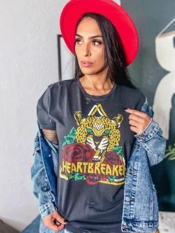 Country Deep Clothing Heartbreaker Distressed Tee