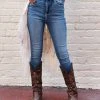 Cello Jeans Clothing High Rise Distressed Ankle Skinny Jeans