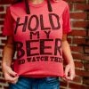 Bling-A-Gogo Hold My Beer Tee