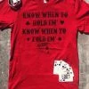 Buckin Barn Know When To Hold Em Tee
