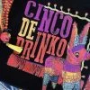 Miss Mud Pie Cinco De Drinko T-shirt - Black Clothing