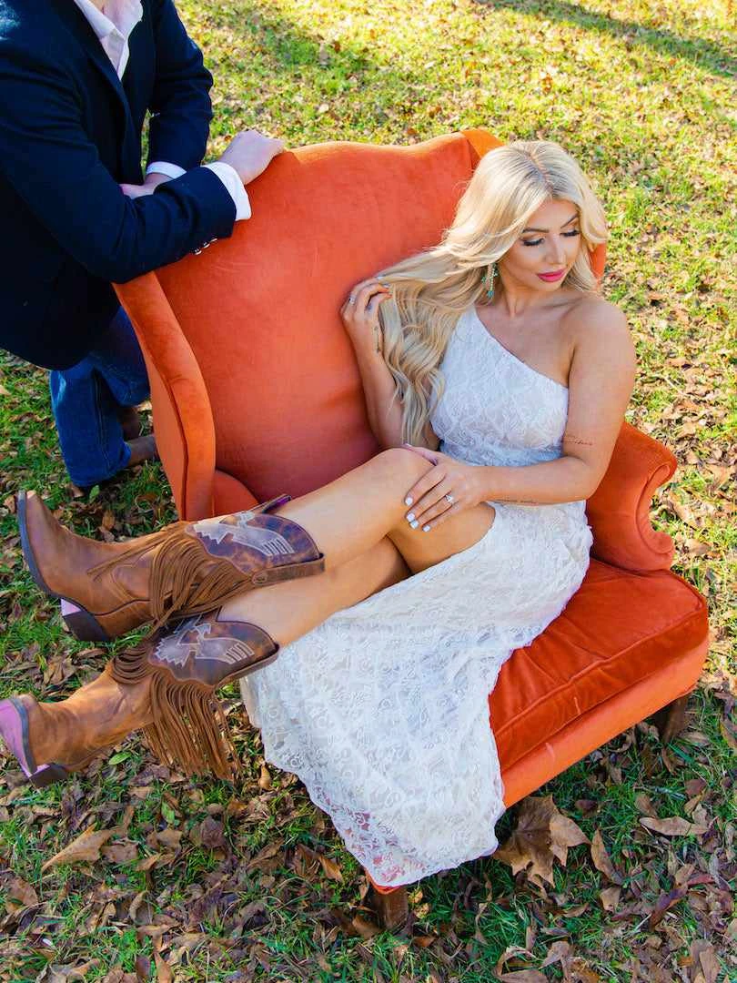 D & J Industries Bridal Love You Better — Formal Western Dress In Ivory 6 D & J Industries Bridal Love You Better — Formal Western Dress In Ivory