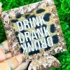 Southern Grace Drink Drank Drunk Sequin Can Coolers - Rose Gold