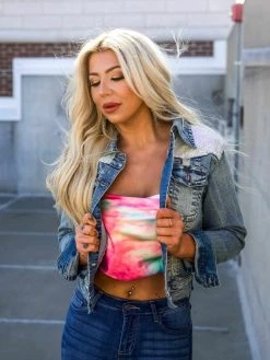 Dongguan Haohoo Clothing CO., Ltd The Jean Jacket - Light Sequin