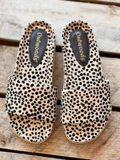 Olem Shoe Corporation Foxy Sandal Slides - Cheetah Print