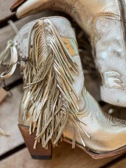 Lane Boots New Arrivals Spirit Animal Shortie - Champagne Metallic