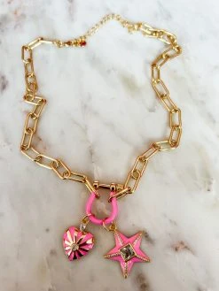 Treasure Jewels, Inc. Good Luck HorseShoe Pink Charms New Arrivals