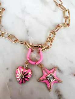 Treasure Jewels, Inc. Good Luck HorseShoe Pink Charms New Arrivals