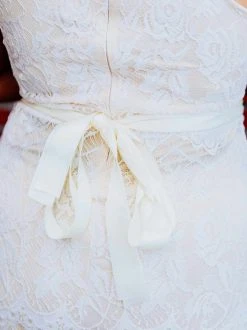 Luxe Apparel Bridal Rhinestone Crowning Moment Belt X3 - Pure Ribbon With Silver