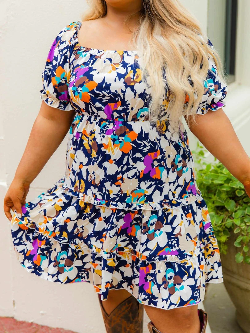 D & J Industries Co., LTD. PREORDER Navy Pushing Petals Dress Pre-Orders 4 D & J Industries Co., LTD. PREORDER Navy Pushing Petals Dress Pre-Orders