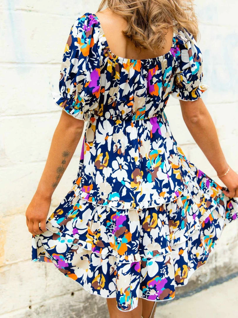 D & J Industries Co., LTD. PREORDER Navy Pushing Petals Dress Pre-Orders 7 D & J Industries Co., LTD. PREORDER Navy Pushing Petals Dress Pre-Orders