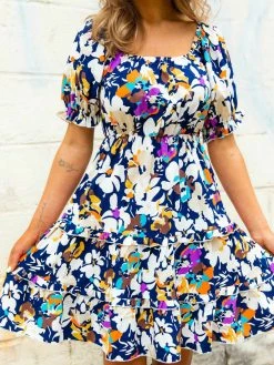 D & J Industries Co., LTD. PREORDER Navy Pushing Petals Dress Pre-Orders 11 D & J Industries Co., LTD. PREORDER Navy Pushing Petals Dress Pre-Orders