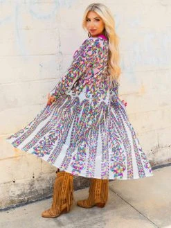 Dongguan Haohoo Clothing CO., Ltd PREORDER The Royal Sequin Duster - Rainbow