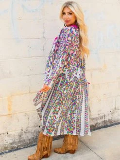 Dongguan Haohoo Clothing CO., Ltd PREORDER The Royal Sequin Duster - Rainbow