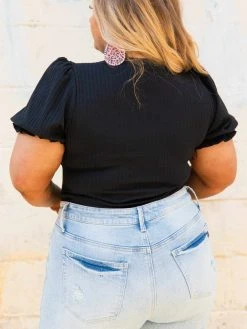 D & J Industies Co., LTD. New Arrivals Bubble Bodysuit - Black