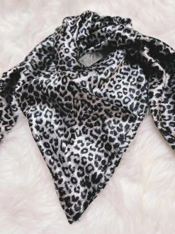 Rowdy Crowd Clothing Snow Leopard Wild Rag