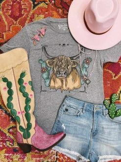 Rowdy Crowd Clothing Swanky Highlander Tee