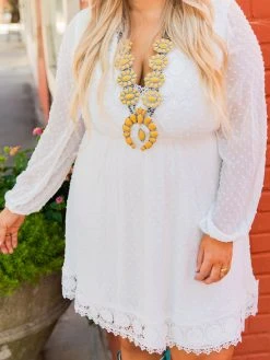 D & J Industries This One's For The Ladies Dress - White