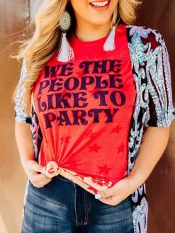 Bling-A-Gogo We The People Tee Tees