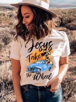 GTN Clothing Jesus Take The Wheel Tee