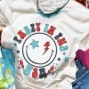 Miss Mud Pie Party In The USA Happy T-shirt New Arrivals